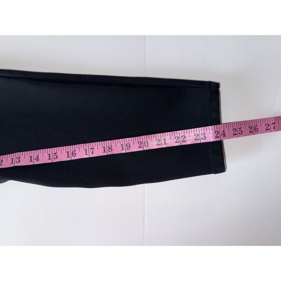 Spanx The Perfect Black Pant Ankle Stretch Medium Legging Ponte Soft Knit Pocket - Picture 11 of 16